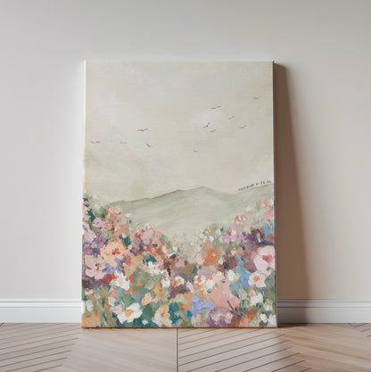 Modern Christian wall art – Scripture print Matthew 6 lilies of the field wholesale