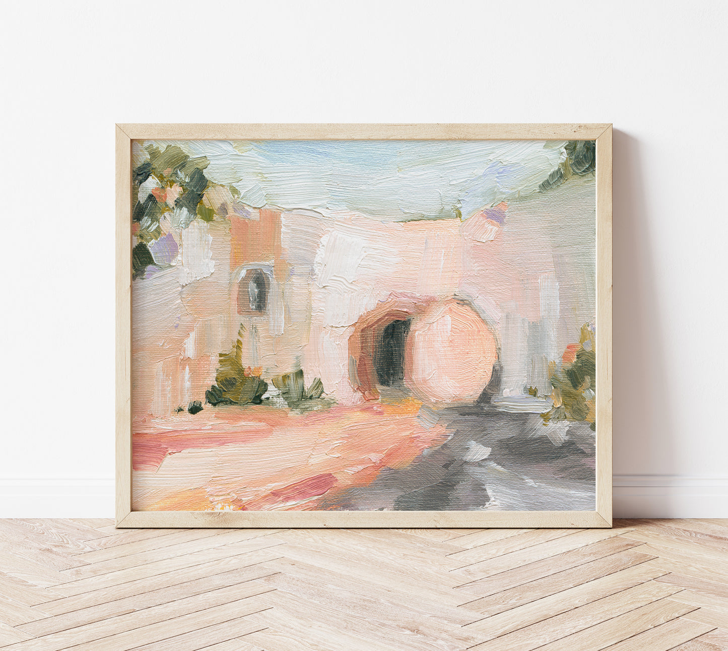 Modern Bible Easter Painting Art Print- "Empty Tomb"