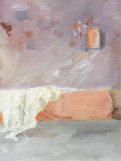 Modern Bible Easter Painting Art Print- "He is not Here"