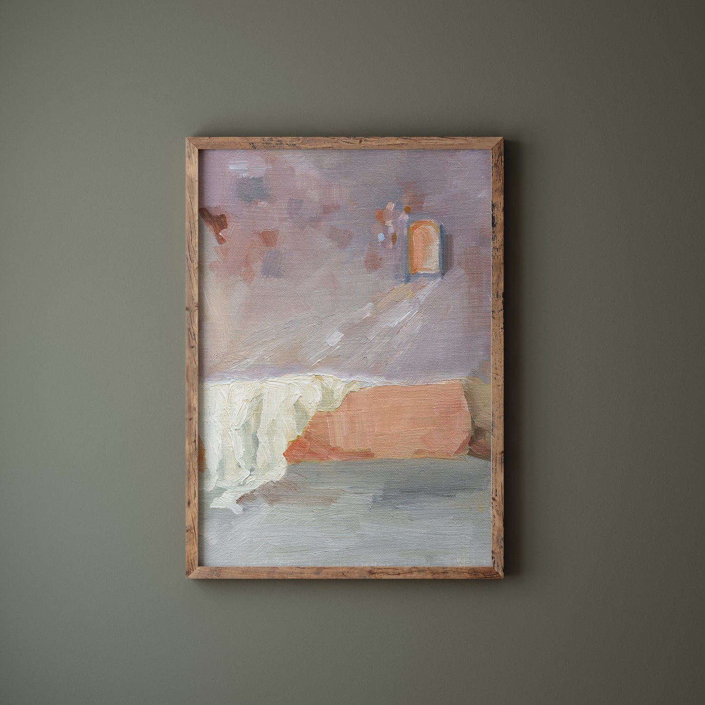 Modern Bible Easter Painting Art Print- "He is not Here"