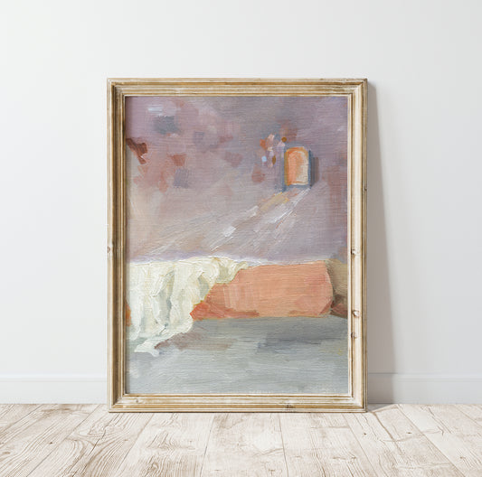 Modern Bible Easter Painting Art Print- "He is not Here"
