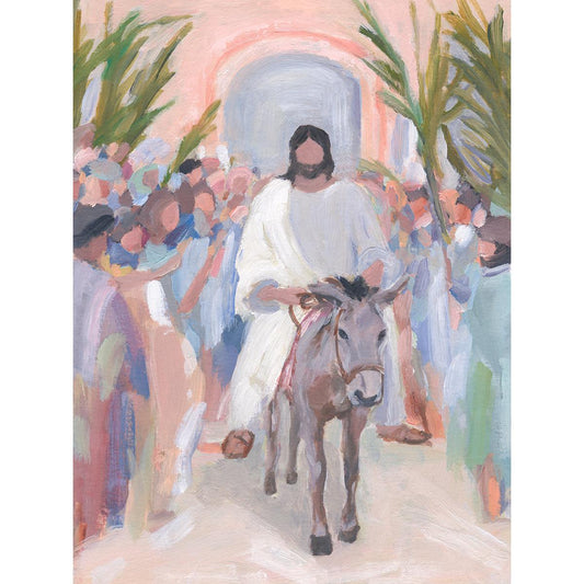 Contemporary Religious Christian Art | Jesus enter Jerusalem | "Hosanna Rising"
