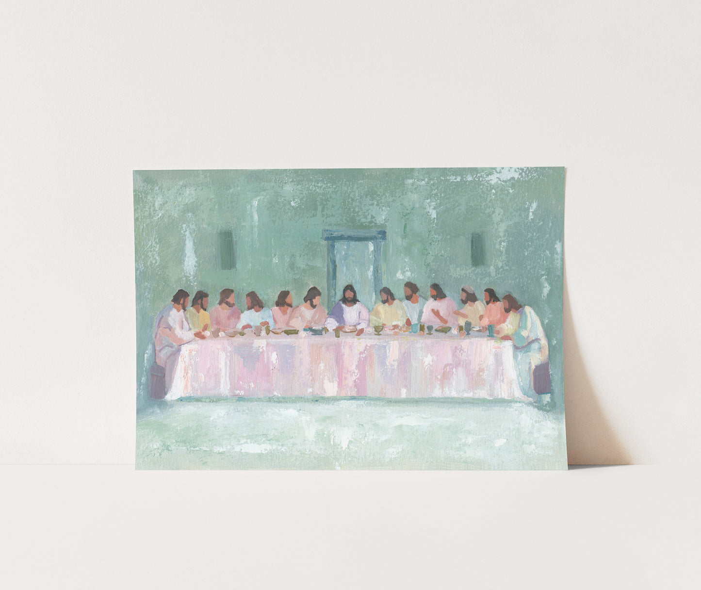 Modern Christian Art - "The Last Supper _ A Contemporary Reimagining"