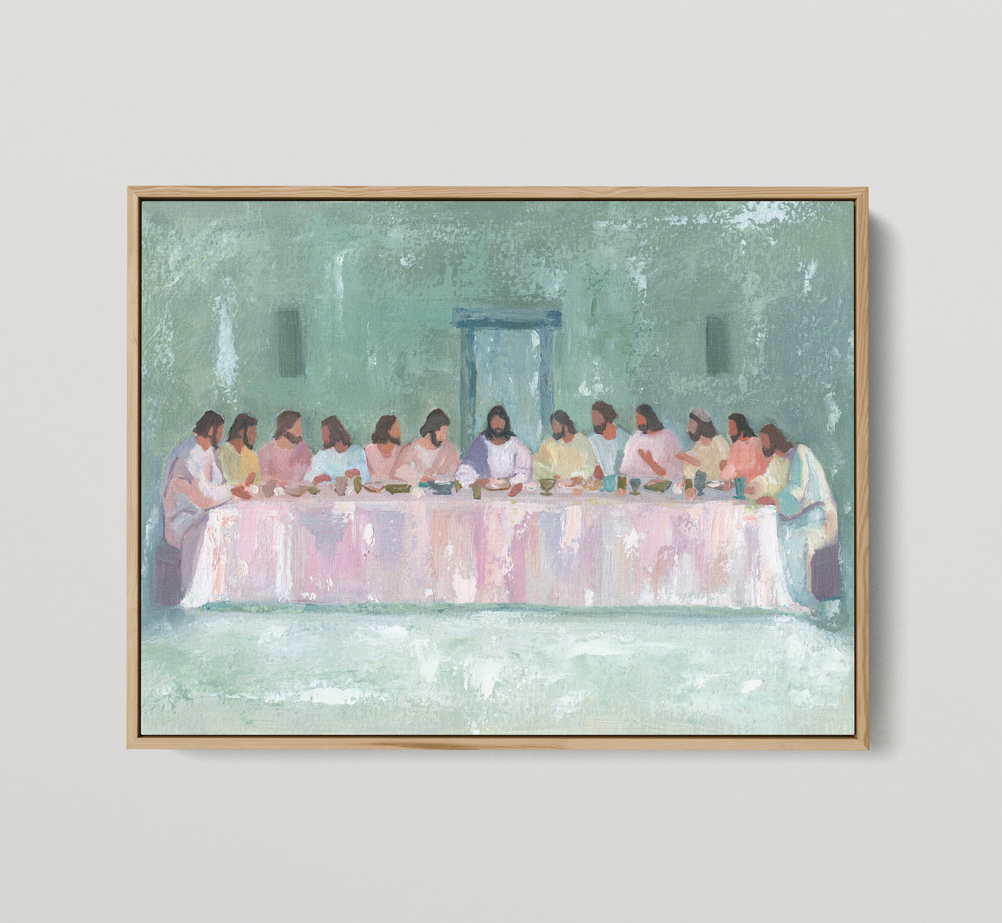 Modern Christian Art - "The Last Supper _ A Contemporary Reimagining"
