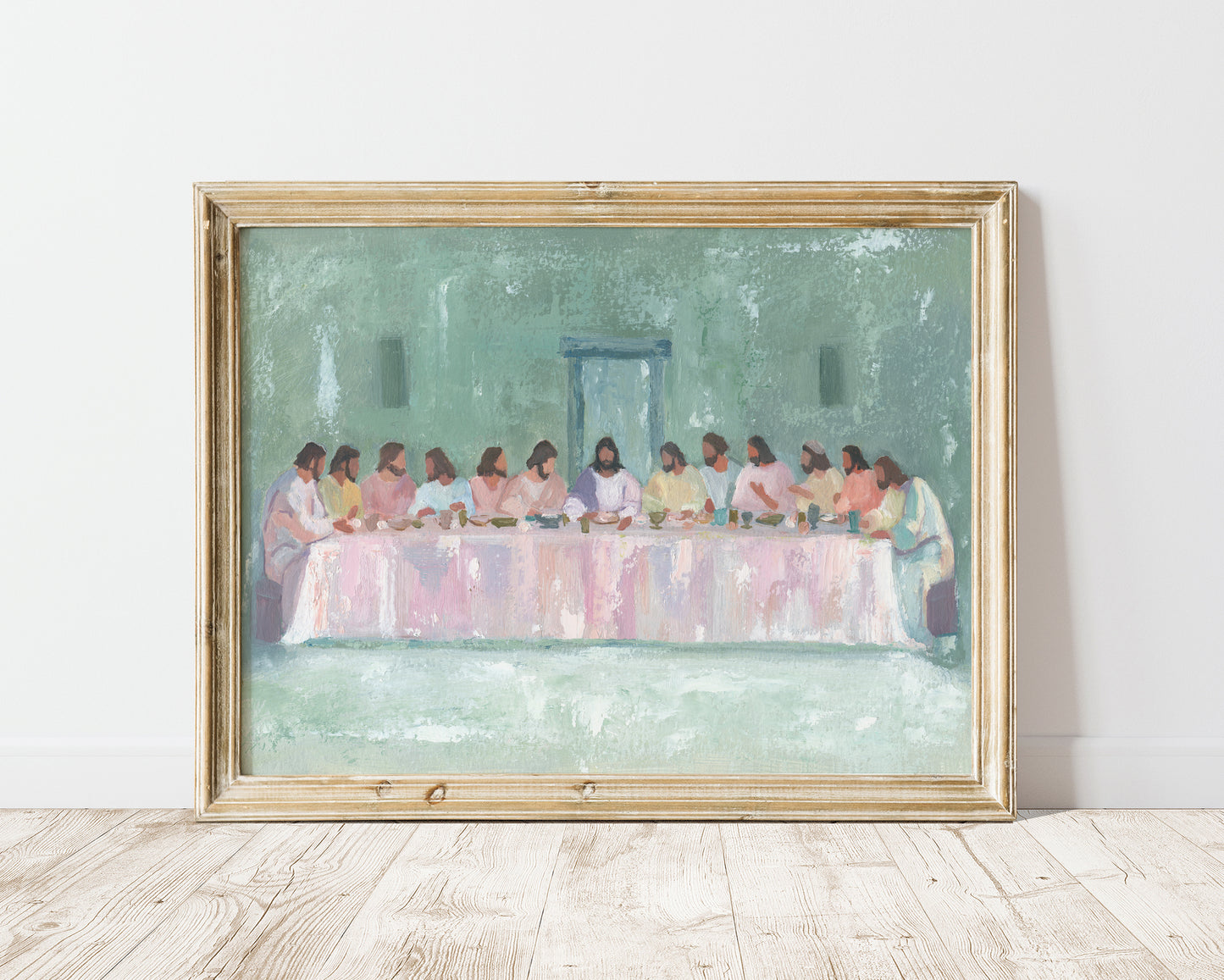 Modern Christian Art - "The Last Supper _ A Contemporary Reimagining"
