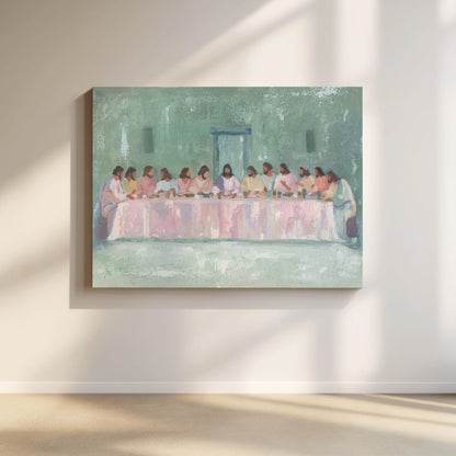Modern Christian Art - "The Last Supper _ A Contemporary Reimagining"