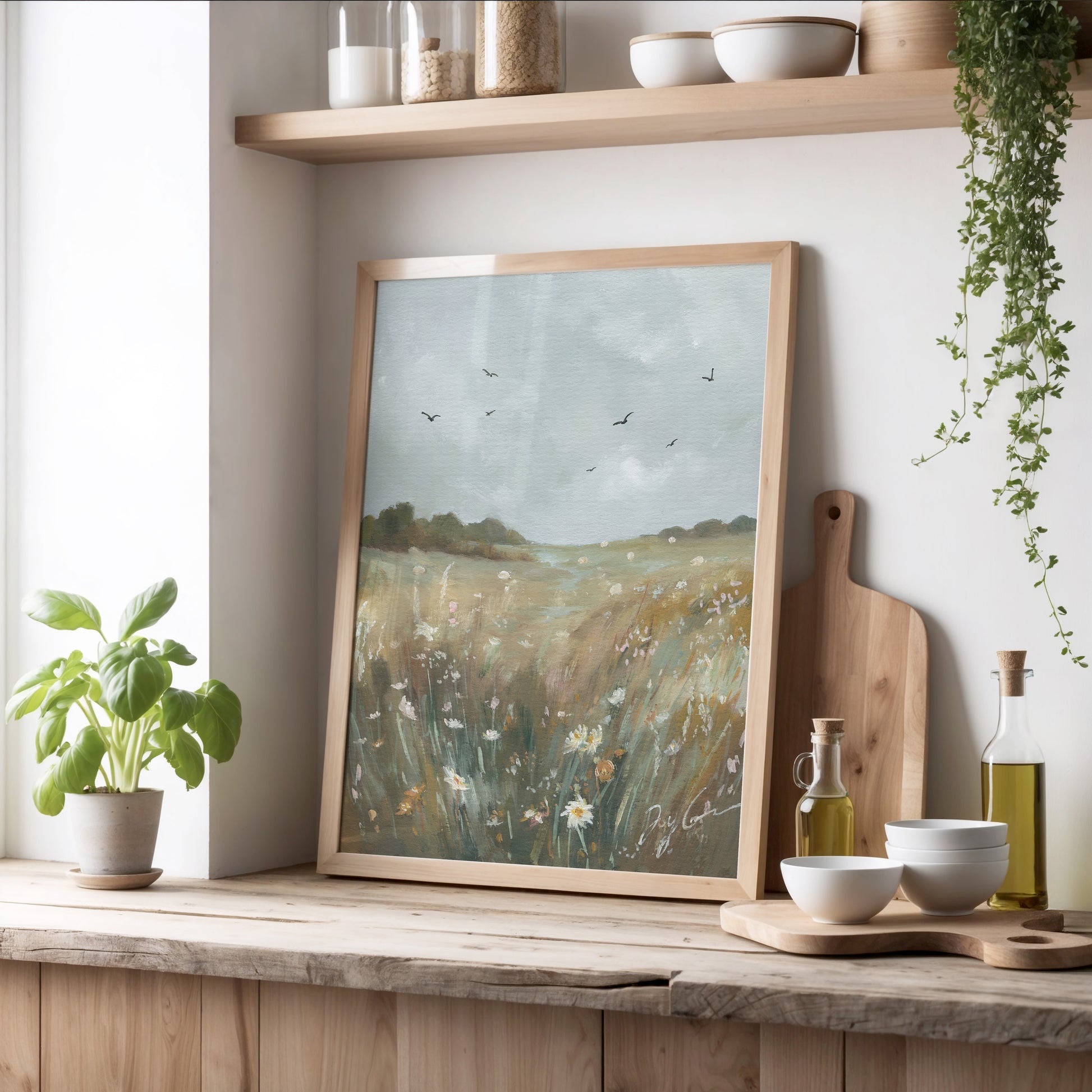 Christian wall art consider the birds Bible verse Matthew 6
