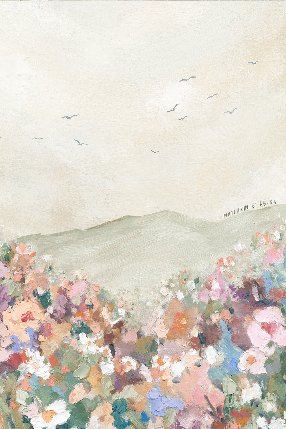 Faith-based birds and flowers artwork – wholesale Christian bookstore wall décor