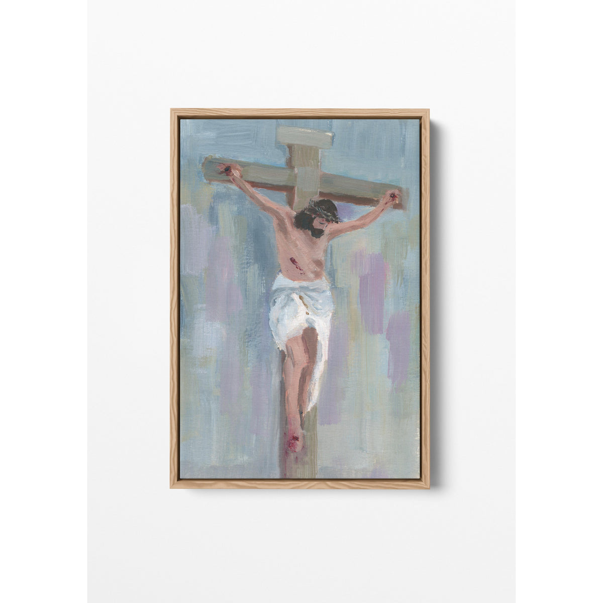 Crucifixion Wall Art — “Beautiful Surrender” Christian Print – Made Seen