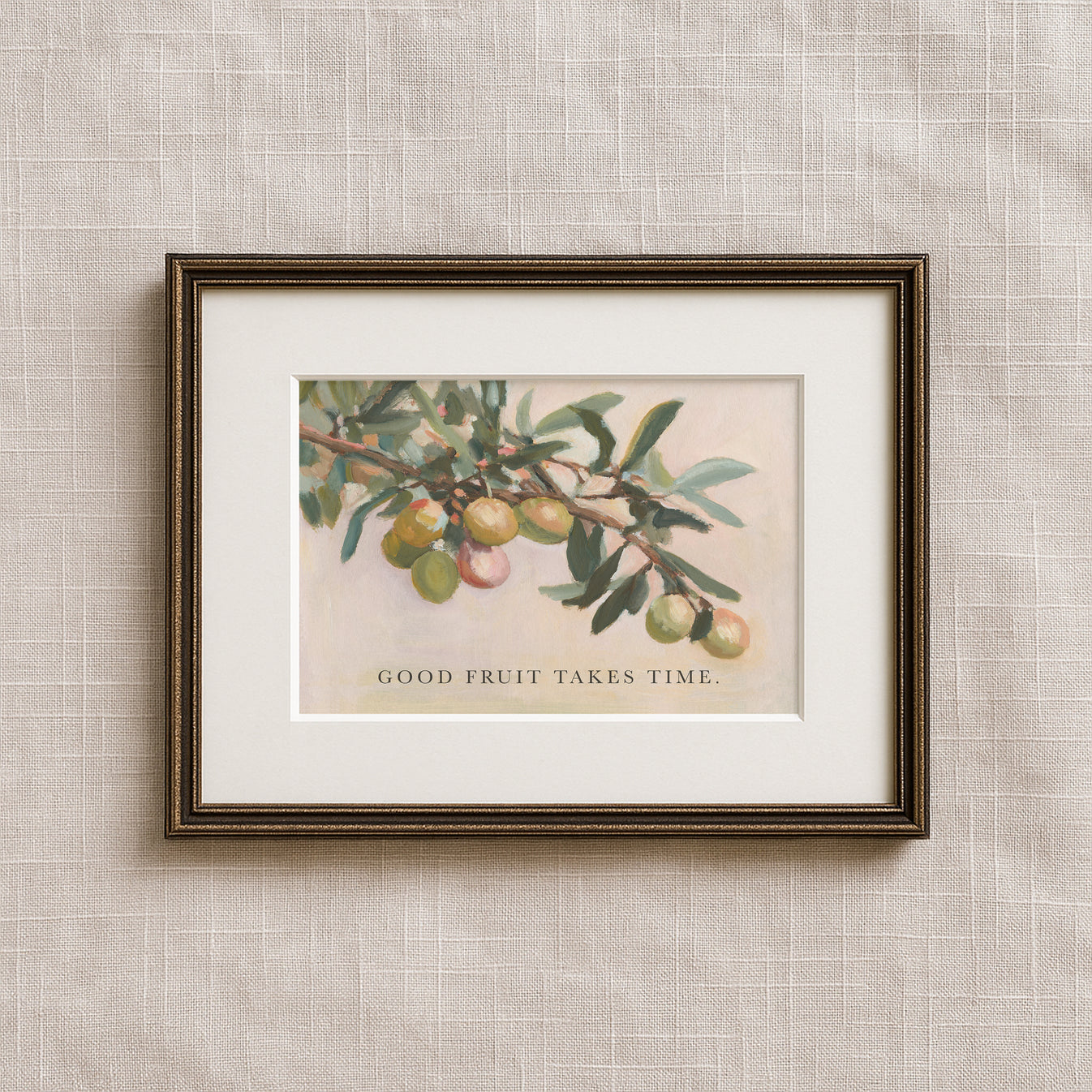 Pressed Botanical Quote Print by Botanique Workshop