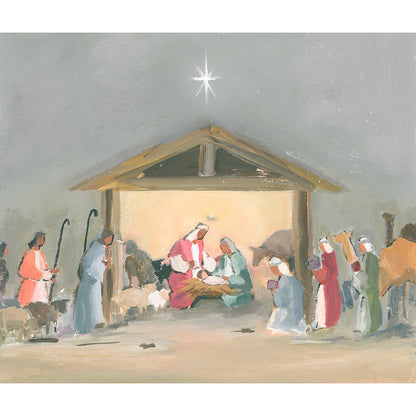 Nativity Wall Art — O Holy Night | Christian Christmas Gift & Holiday Décor