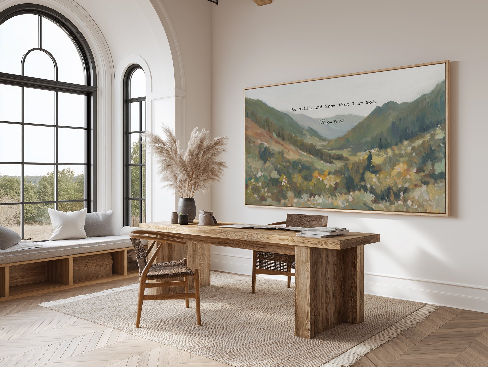 be-still-psalm-46-10-mountain-christian-wall-art in office