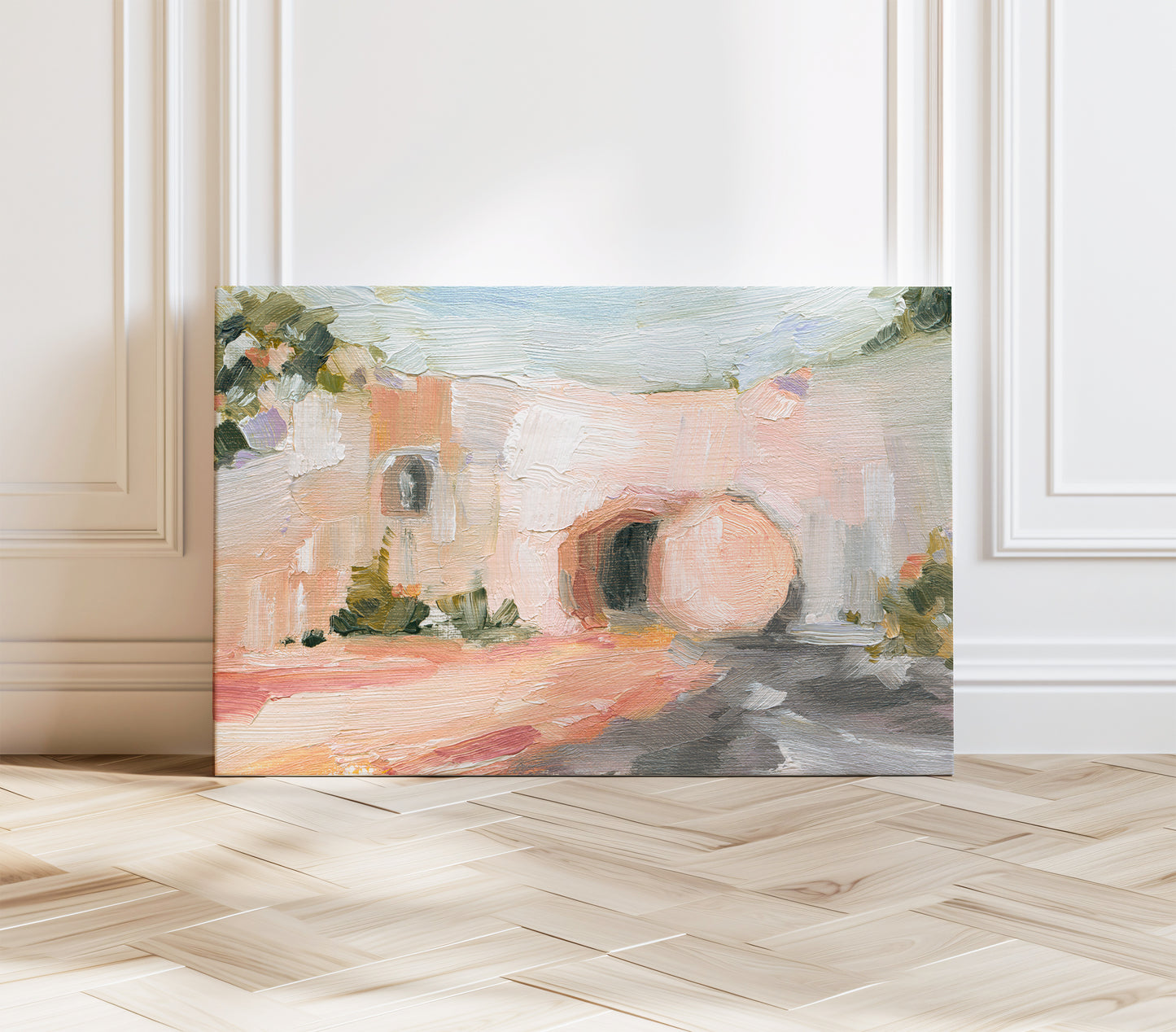Modern Bible Easter Painting Art Print- "Empty Tomb"