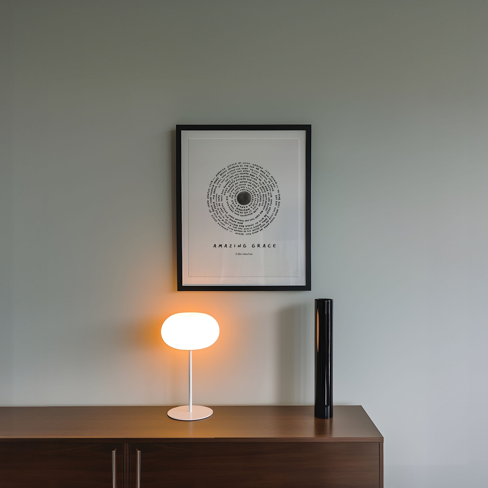 BLACK Framed Paper Prints