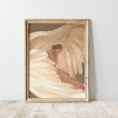 psalm 91 christian wall art woman resting under gods wing
