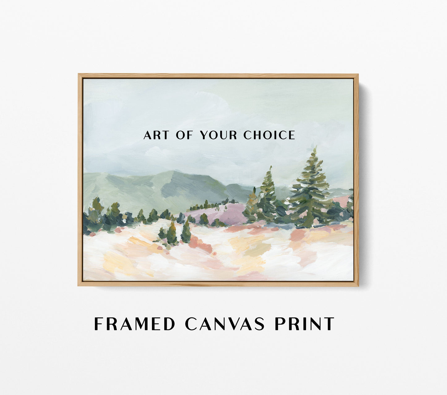 Framed Canvas Print Christian Art