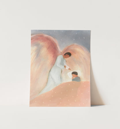 Christian kids room wall decor symbolizing God’s protection