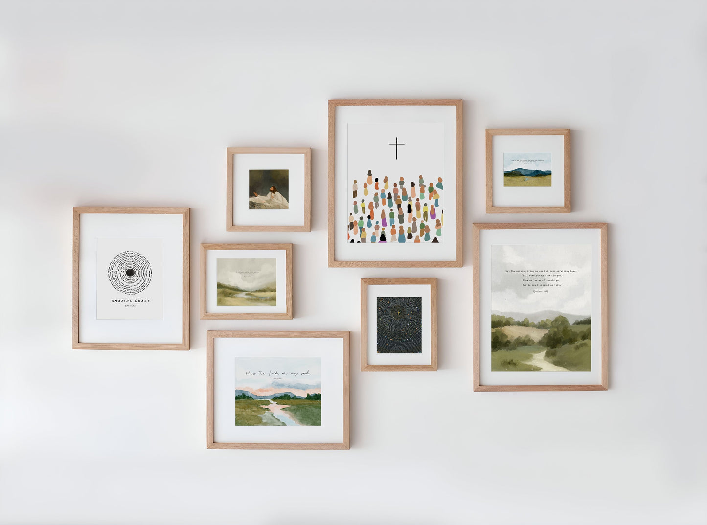 NATURAL WOOD Framed Paper Prints