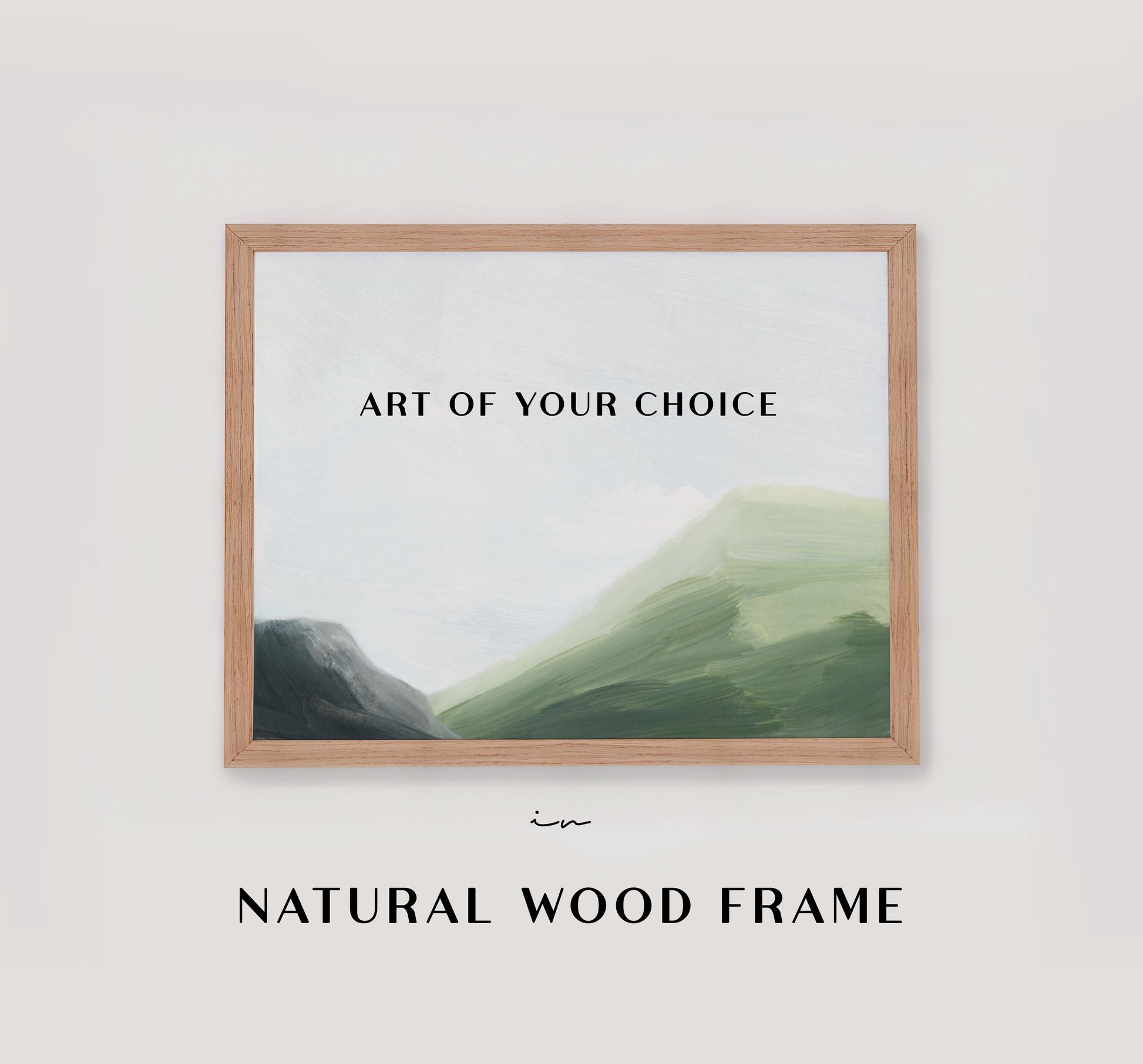 NATURAL WOOD Framed Paper Prints
