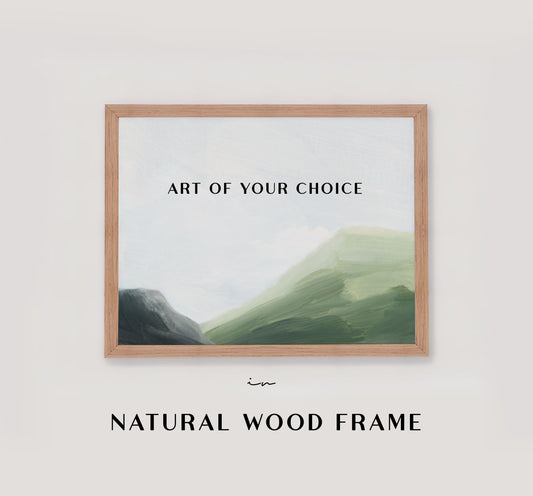 NATURAL WOOD Framed Paper Prints