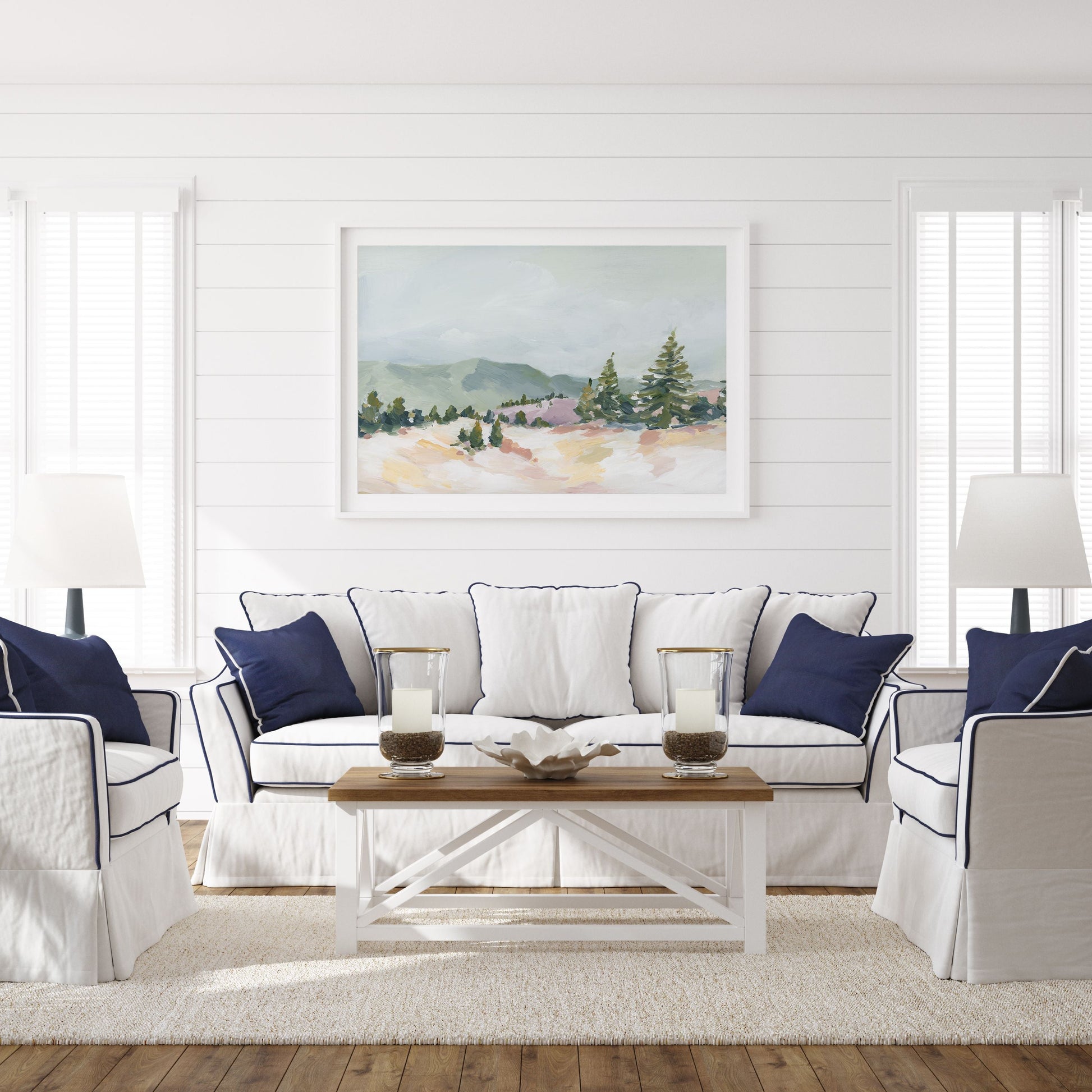 WHITE Framed Paper Prints